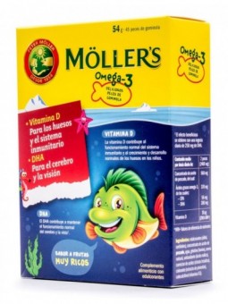 Mollers Omega 3 45 Gominolas