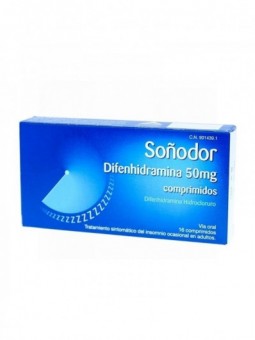 SOÑODOR DIFENHIDRAMINA 50...
