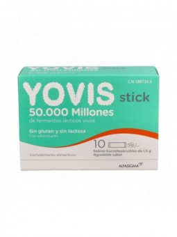 Yovis Stick 10 Sobres...