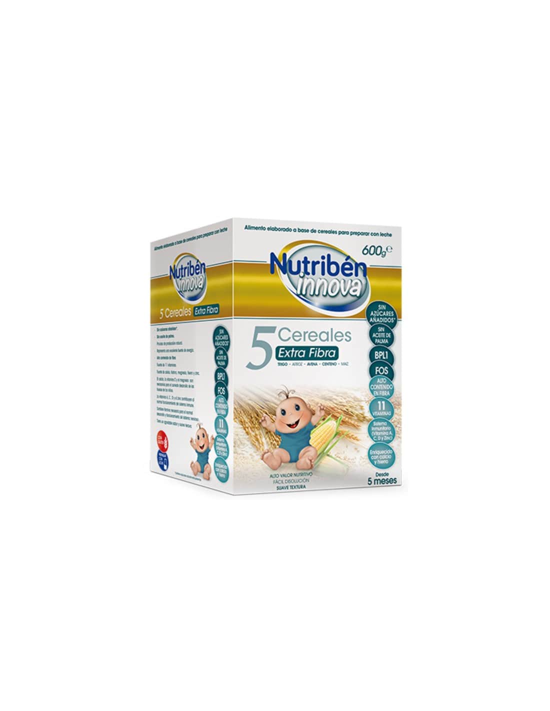 Nutribén Innova 5 Cereales Extra Fibra 600g